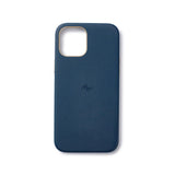 iPhone 12 / 12 Pro - MagSafe Leather Mobile Case - Marie Wolt Blu Blue iPhone 12/12 Pro - Front View