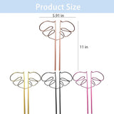 Monstera-shaped plant support, reusable sturdy alloy plant support, plant support for indoor and outdoor plants, including Flow - Front View