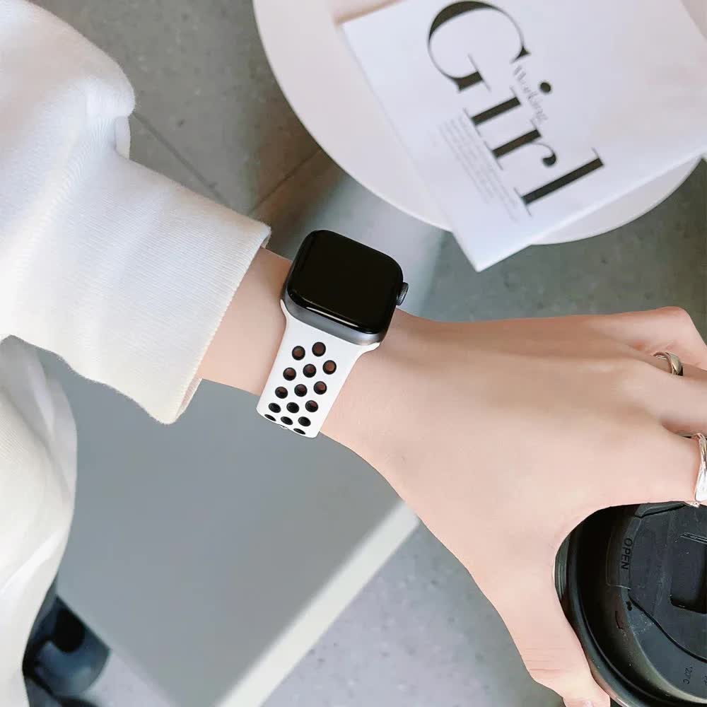 Compatible with Apple Watch Bracelet 45mm 49mm 44mm 40mm 41mm 42mm correa iWatch Ultra 2 Series 9 8 SE 7 6 5 4 3 Black Pink 15 SM