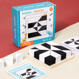 Hidden Block Puzzle Puzzle Toys Wooden Puzzle C - Extra Image