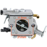 for Stihl MS250C Carburetor 1123-120-0620 Zama C1Q-S92 1123-120-1651 - Top-Down View