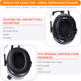 INF Gel earmuffs for 3M Peltor hearing protection 1 pair