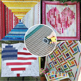 Quilt Cutting Ruler Acrylic Crafts PatSYDSwork Sewing Template - Side View
