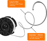 Trimmer Line Spool for Black and Decker Trimmers, 6 Trimmer Line-Xin - 45-Degree Angle