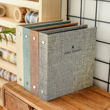 50 Pockets Cover Instax Wide Album 3.5x5 Photo Album for Fuji Instax Wide 210, Instax Wide 300, 5 Inch Photos (Gray) Gray - Front View