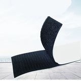 Self-adhesive Velcro 8 meters extra strong, double-sided (black) - Top-Down View