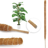 pcs Monstera moss rods for indoor plants, bendable plant holder - Top-Down View