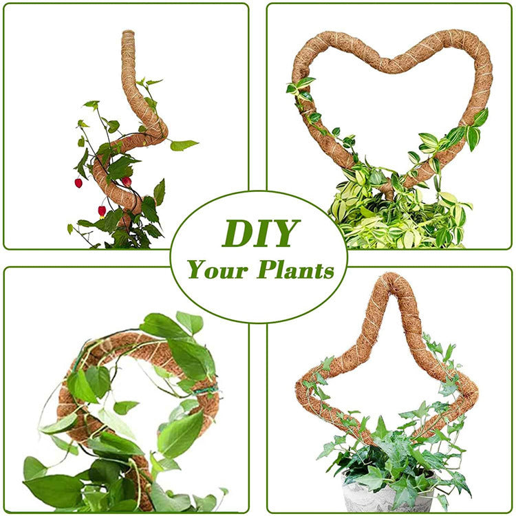pcs Monstera moss rods for indoor plants, bendable plant holder