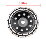 Diamond disc 180mm Diamond grinding disc Concrete grinding disc - Side View