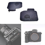 Battery Door for Sony Alpha a7 III ILCE-7M3 ILCE-9 Camera Replacement Repair Parts Camera Battery Lock - Front View