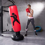 Sandbag 160cm Standing Sandbag for Karate, Taekwondo - Top-Down View