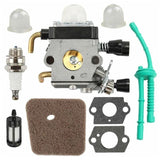 Carburetor for Hedge Trimmer Hs45 Stihl Fs38 Fc55 Fs310 Zama C1Q-S169B - Top-Down View