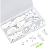 39 pcs Grooveless Wall Mounting Hooks, Picture Wall Hook, Picture Hanging Hook, Picture Hook, Wall Hooks for Hanging Photo Frames Paintings Clock - Side View