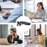 Computer Armrest for Desk, Ergonomic Elbow Support for Home Folding Rotating Model - Top-Down View