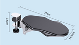 Computer Armrest for Desk, Ergonomic Elbow Support for Home Folding Rotating Model - Rear View