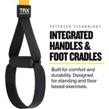 TRX All-in-One Suspension Trainer - Home gym system for the experienced gym enthusiast, including access to TRX Training Club-WELLNGS - Top-Down View