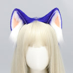 Comic show stage performance cosplay props blue Sonic the Hedgehog ears headband