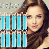Volumizing Hair Root Clips - Set of 10 Magic Clips for Hair Volume - Hair Root Fluffy Hair Clip Head Seamless Hair Clip Curling Barrel - - Rear View