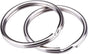 100 pcs 25 mm round key rings