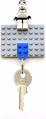 100 pcs 25 mm round key rings - Side View