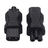 C7 to C8 straight adapter male to female Adapter C7 to C8 adapter Cable adapter C8 to C13/C8 to C15/C8 to C5 Compact- null - C8 to C5 - Side View