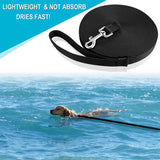 Training Leash for Small and Medium Dogs, Dog Leash for Dog/Puppy for Recall Training, Camping-Black 10*2M_max - 45-Degree Angle