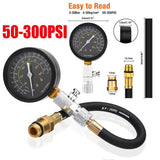 Universal Engine Compression Tester Professional Cylinder Compression Meter for Motorcycle - Top-Down View