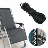 8pcs Folding Chair Sun Lounger Accessories Elastic Attachment Bungee - Side View