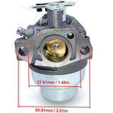 Gcv160 carburetor kit with gasket and filter for Honda HR series black 1pc - Top-Down View
