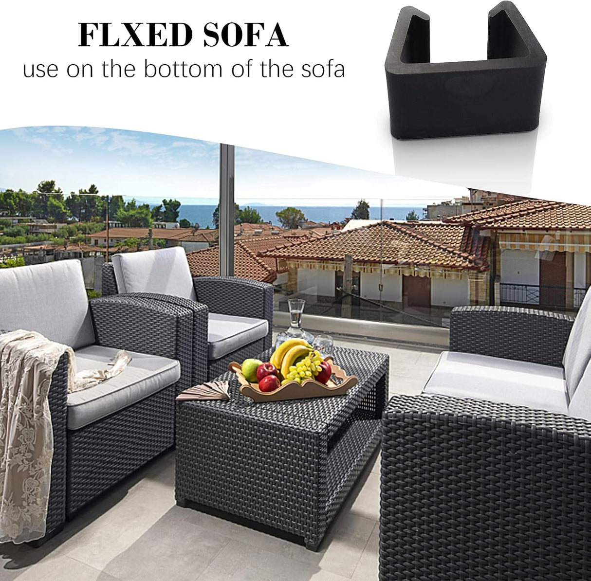 10-pack furniture clamps, connecting clamps for patio sofa