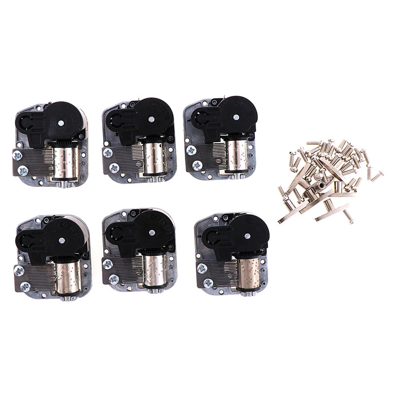 Mechanical DIY Music Box Sankyo Musical Movement + Screws + Blac Black A2;Swan Lake