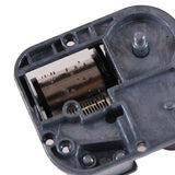 Mechanical DIY Music Box Sankyo Musical Movement + Screws + Blac Black A2;Swan Lake - Top-Down View