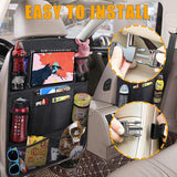 2-PACK Universal car back seat mobile/tablet multiple holders Black Black Black - 45-Degree Angle