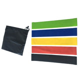 5-pack Exercise Bands / Rubber Bands - Training Multicolor multicolor - Front View