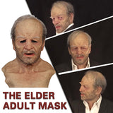 Halloween Old Man Latex Mask Cosplay Party Full Face Mask Headgear