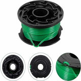 Pack of 6 Green Line Spools for Black & Decker GL7033 GL8033 GL9035 A6482..DEBUNS Grass Trimmer - Front View