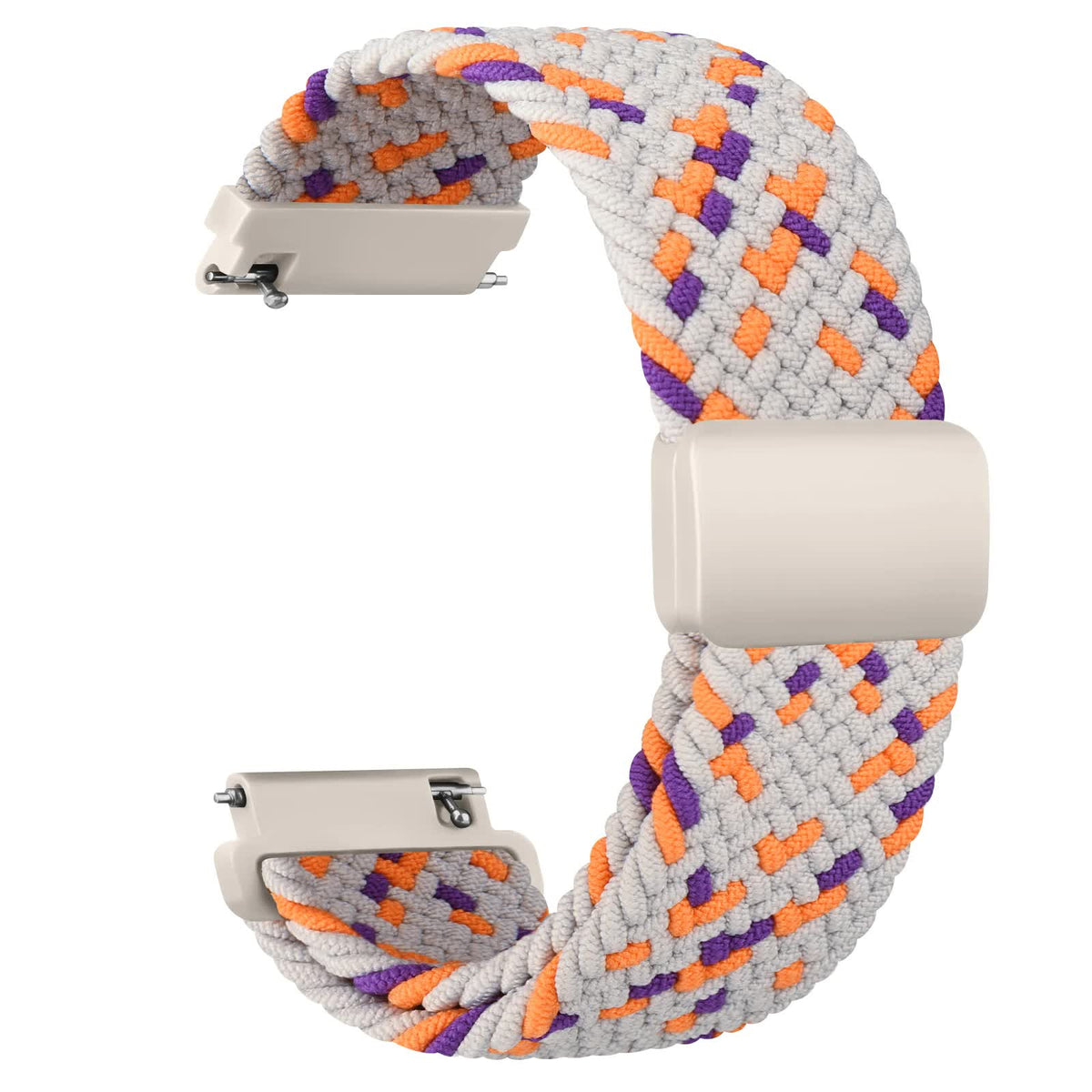 20mm Braided Sololoop for Garmin Vivoactive 5/3/3 Music Band Wristband for Garmin VivoMove3/Trend/Sport Venu SQ/SQ2/2plus Strap Denim Denim 20mm