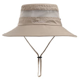 Fishing Hat UPF 50+ Wide Brim Sun Hat for Men and Women, Mens Bucket Hat with UV Protection for Hiking Beach Hats (Khaki