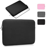 Computer Case / Laptop Case - Select Size Black Black 15 inch - Black