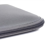 Computer Case / Laptop Case - Select Size Black Black 15 inch - Black - Top-Down View