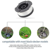 Black+decker A6481 Spool + 6 Pack Line For Reflex Strimmer null none - Top-Down View