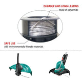Set of 3 replacement spools for UniversalGrassCut 18V-26/18V-260/18/18-26/18-260, for ‎F016800570 and 1600A01R5J (6 m, 1.6 mm)..DEBUNS - Side View