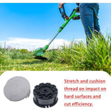 Set of 3 replacement spools for UniversalGrassCut 18V-26/18V-260/18/18-26/18-260, for ‎F016800570 and 1600A01R5J (6 m, 1.6 mm)..DEBUNS - 45-Degree Angle