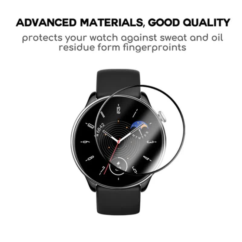 1-2 pcs compatible with Amazfit Gtr Mini Gtr 4 3 2 Pro 2E Smart Watch Full Cover Protection Cure Film Gtr3 Gtr4 Glass for Amazfit GTR 4 1 pc