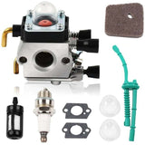 Carburetor Kit for STIHL FS55 FS55R FS55RC FS38 KM55 HL45 KM55R Air Filter Fuel Pilot Kit Spark Plug Kit