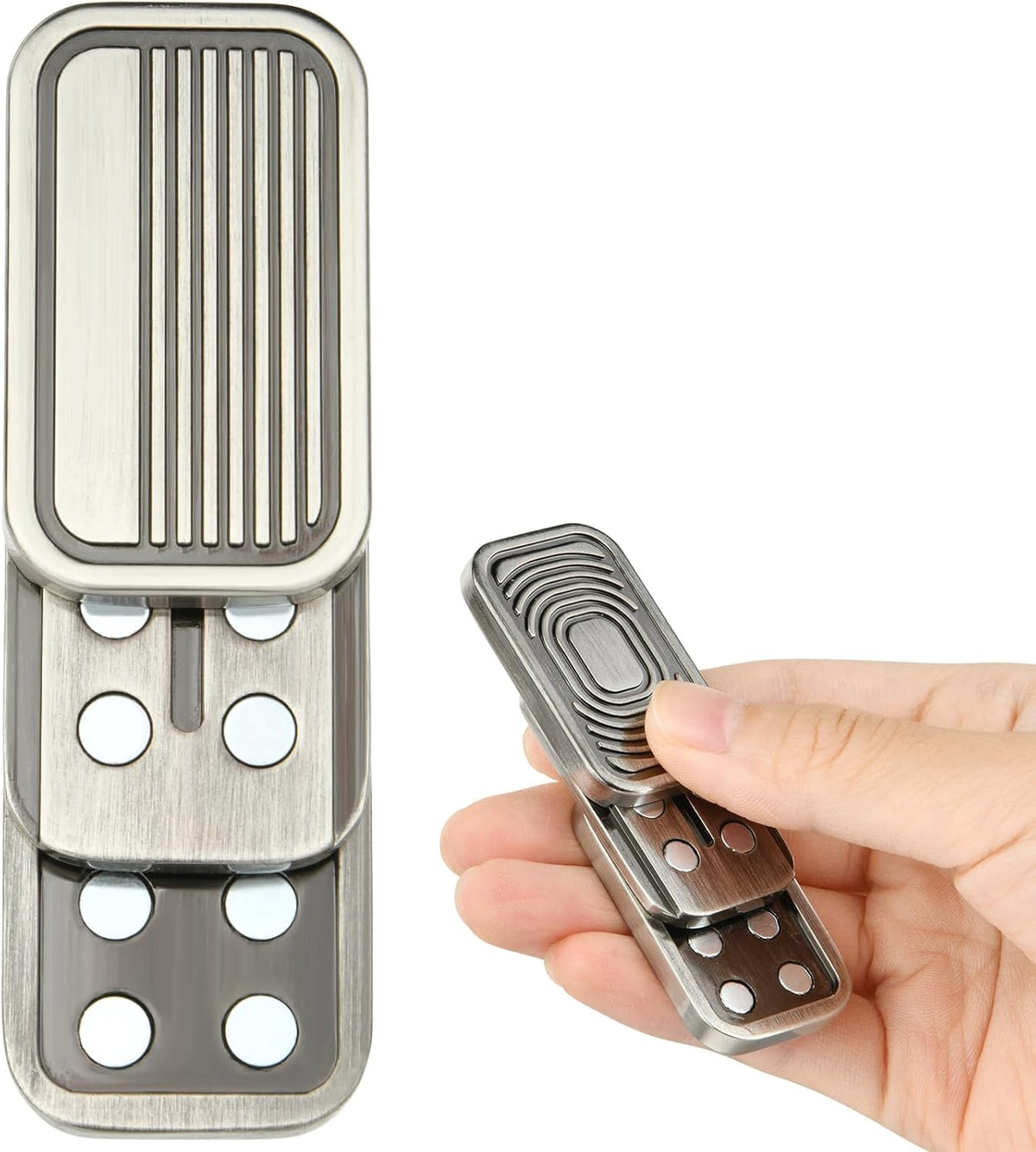 Metal Fidget Slider Toy, EDC Fidget Toy for Adults, Stress Relief for Anxiety