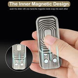 Metal Fidget Slider Toy, EDC Fidget Toy for Adults, Stress Relief for Anxiety