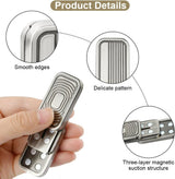 Metal Fidget Slider Toy, EDC Fidget Toy for Adults, Stress Relief for Anxiety