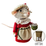 Felted Mouse Kit Handmade Felted Mice Christmas Felted Mice A fulfillment