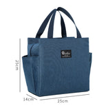 Lunch Bag for Adult Children Thick Portable Black